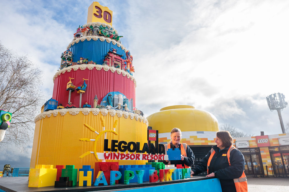 Legoland 30th birthday cake